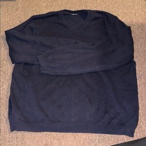 Eddie Bauer XL v necks Dark Blue Knitwear